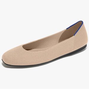 Rothy's The Square Ecru Beige Slip On Flats